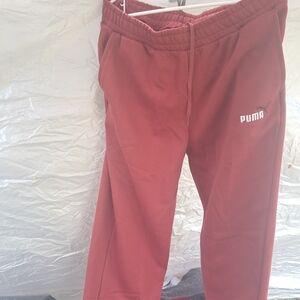 Puma regular fit joggers / sweat pants size 2x red color new with tags